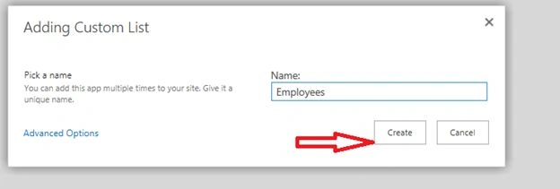 create button