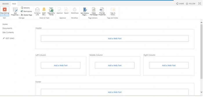 web Part page Created Successfully