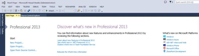 Visual studio 2013