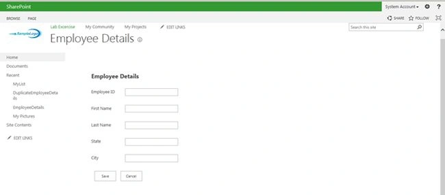 employee detail
