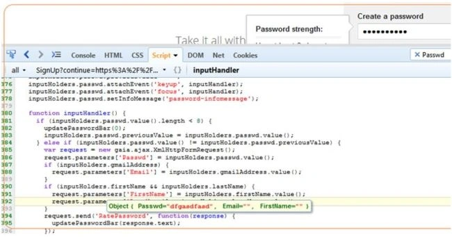js code