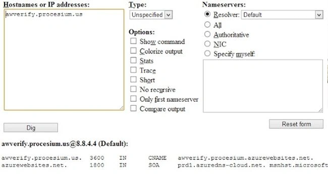 CNAME Propagation