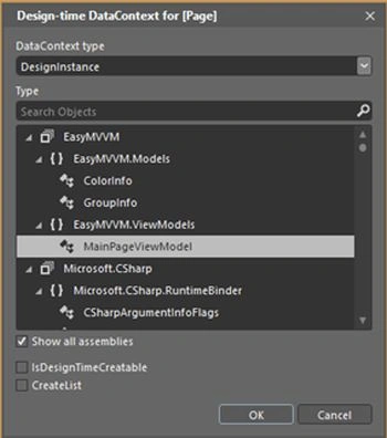 main page view model