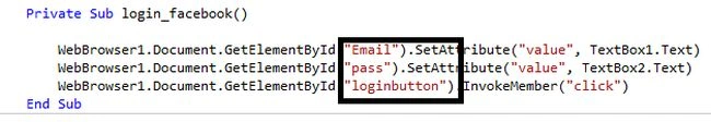 See VB code