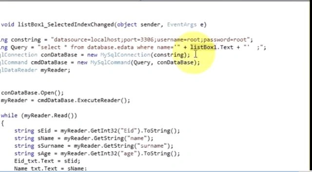 ListBox Code