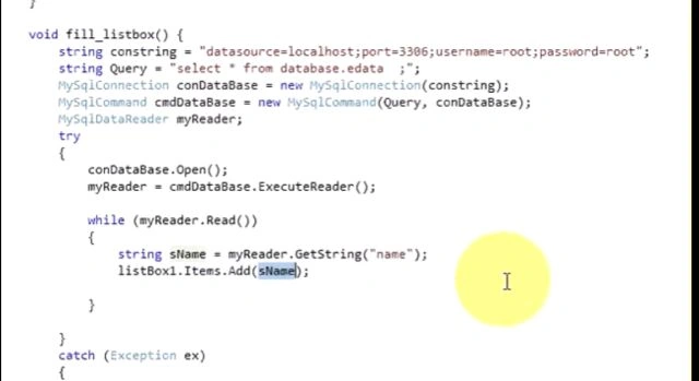 ListBox Code
