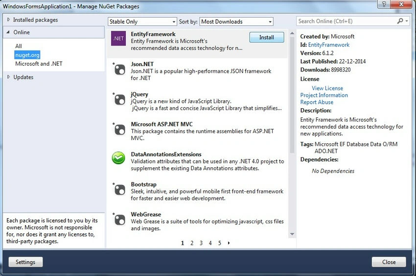 Nuget Package