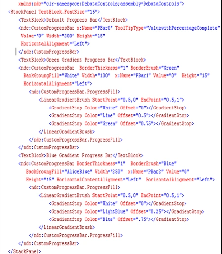 Custom WPF Progress Bar