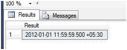 DATETIMEOFFSETFROMPARTS