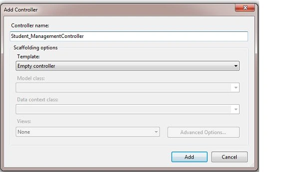 Add Controller