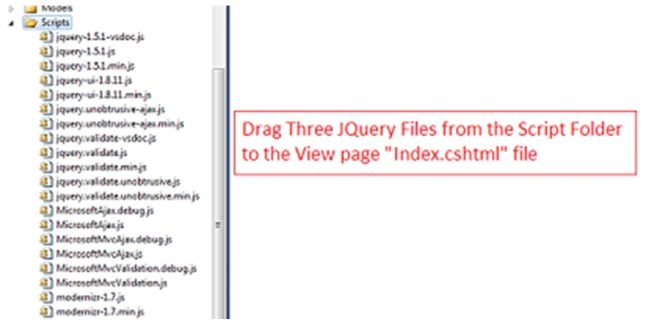 JQuery files