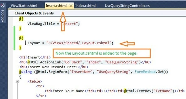 Target page