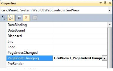 GridviewPageIndexChanging