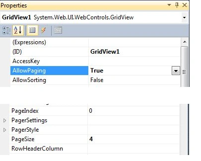 True and PageSize