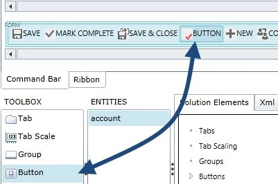 Command Bar tab