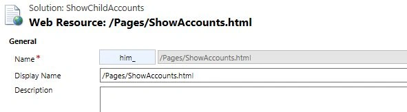 HTML web resource