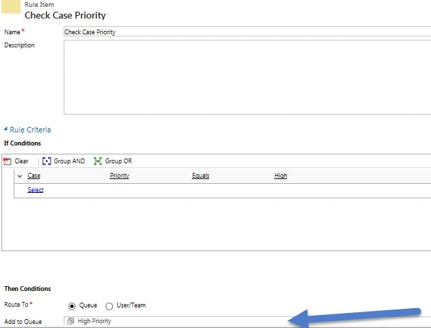 Check Case Priority