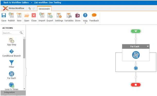 create a new workflow
