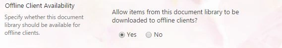 Offline Client Availability