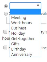 select option