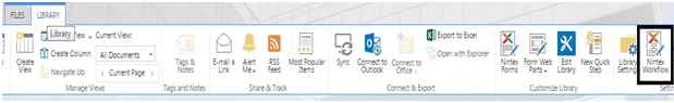 lick on Nintex Workflows