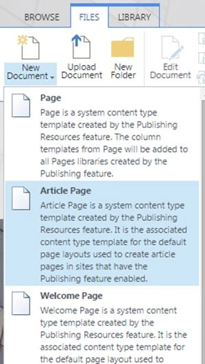 ARTICLE PAGE