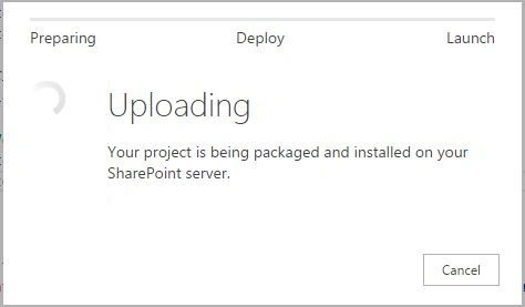 uploading