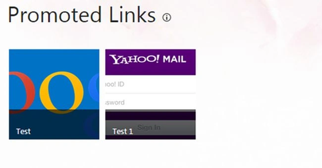 test Promoted Links