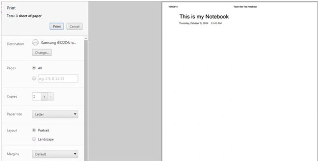 print page