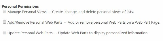 personal permission