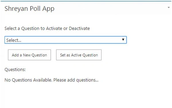 add question