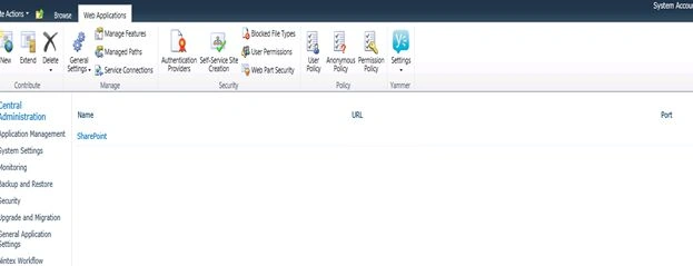 General Settings