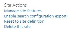 Site Features