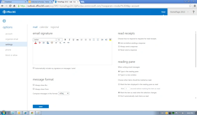 Email Signature