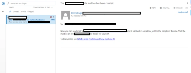Outlook Inbox