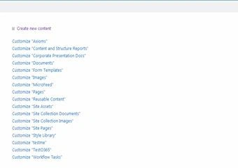 Site Libraries and Lists