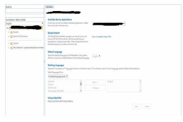 Term Store Management
