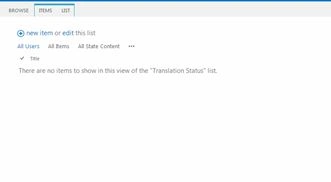 Translation Status