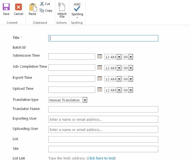Translation Status