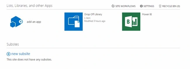 list library and other apps