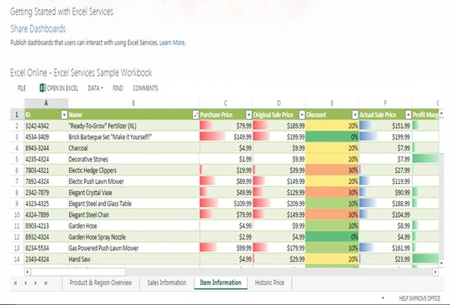 excel online
