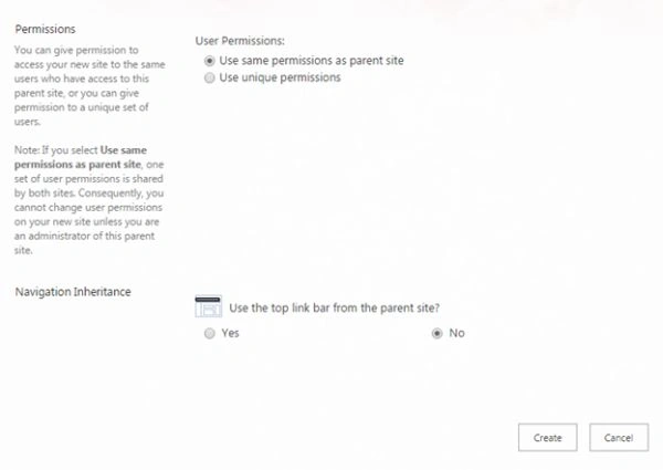 Permissions