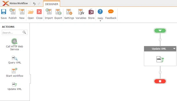 Update XML