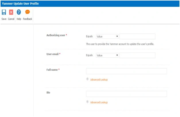 update user profile