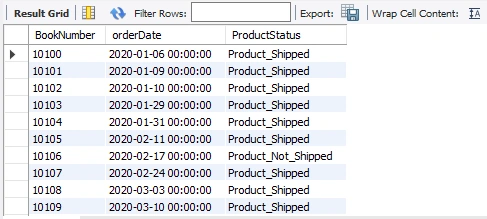 orderdate
