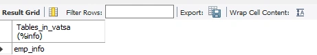 showtabledata
