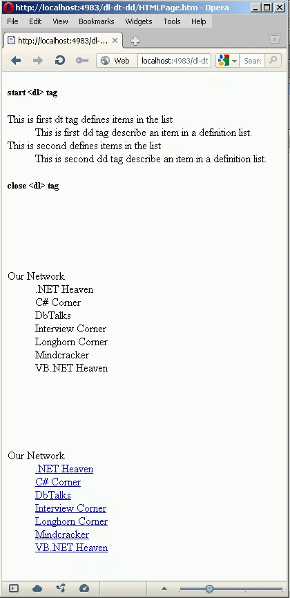 dl,dt,dd tag dl,dt,dd tag