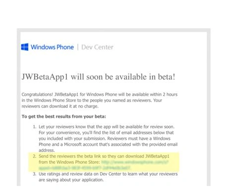 App info