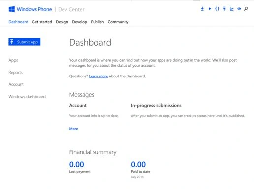 Submitting App in Windows Phone