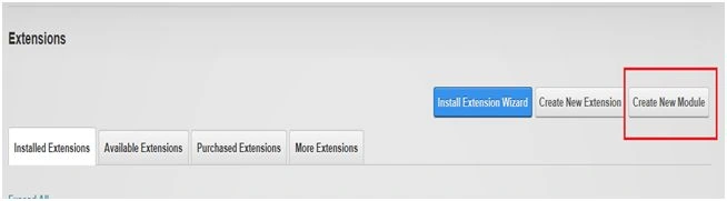 Create module
